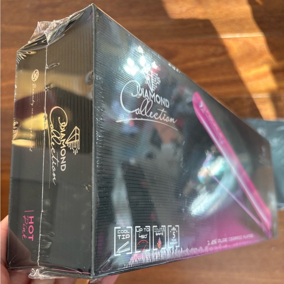 ROYALE Diamond Collection 1.25” Pure Ceramic Plates Hot Pink Flat Iron BNIB - Picture 10 of 10